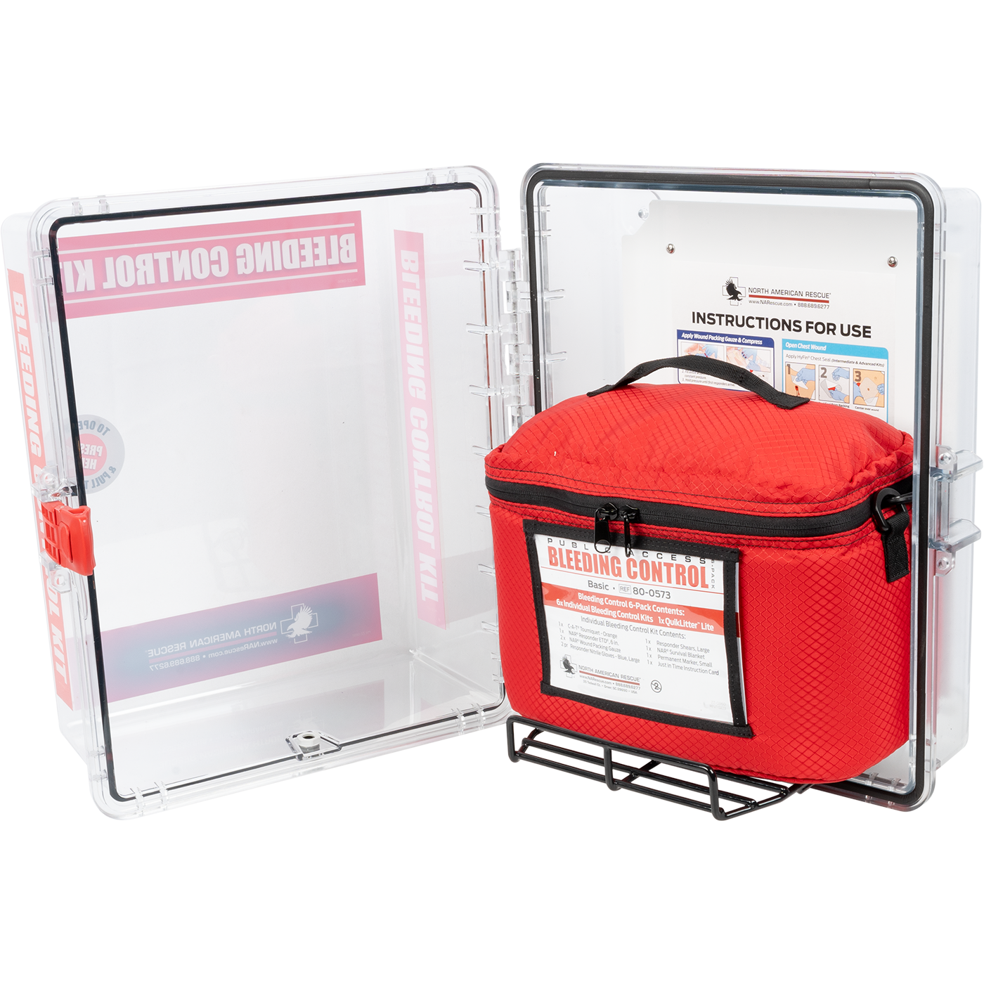 Public Access Bleeding Control Station – 6-Pack Vacuum Sealed