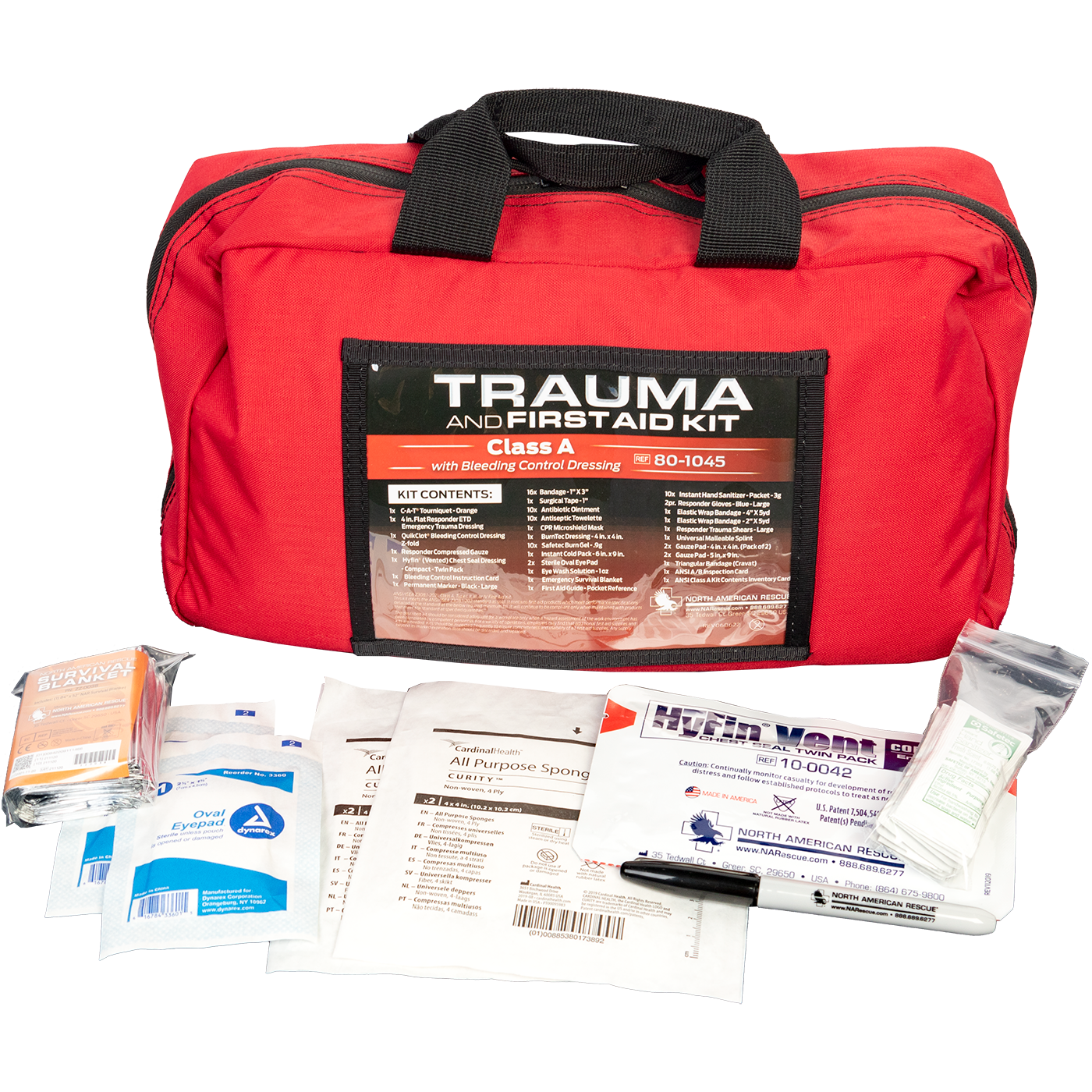 Trauma and First Aid Kit (TFAK) – Class A with Bleeding Control Dressing