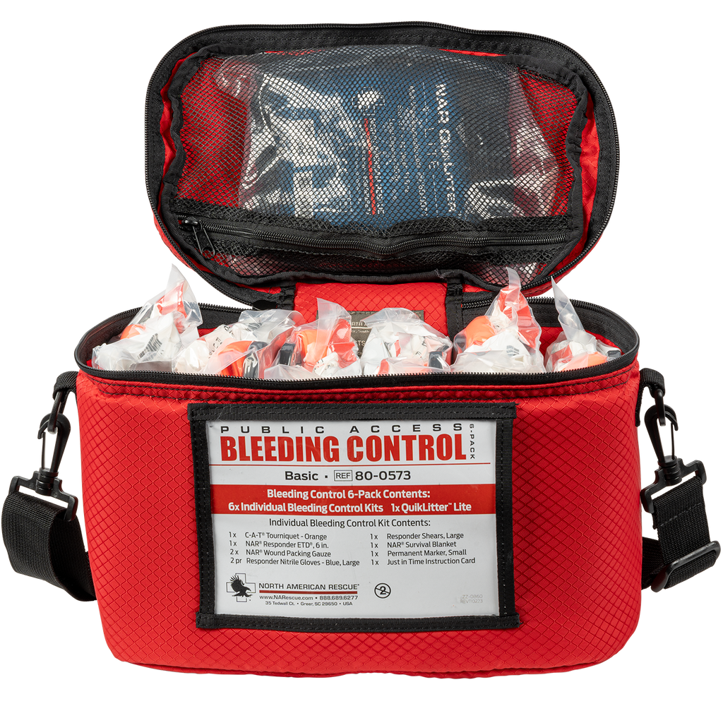 Public Access Bleeding Control 6-Pack – Vacuum Sealed