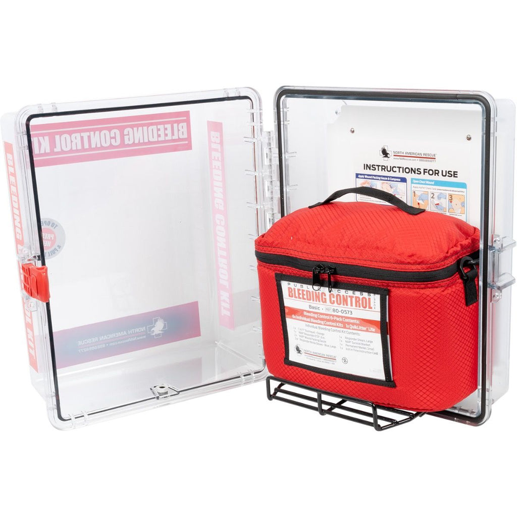 Public Access Bleeding Control Station – 6-Pack Vacuum Sealed