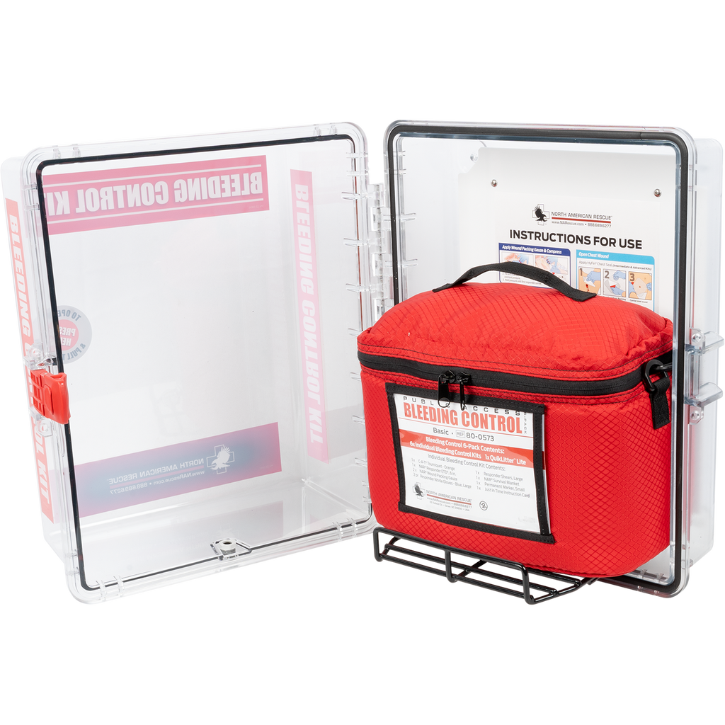Public Access Bleeding Control Station – 6-Pack Vacuum Sealed