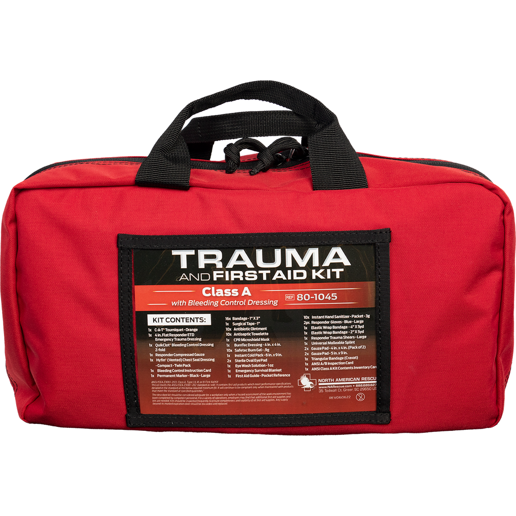 Trauma and First Aid Kit (TFAK) – Class A with Bleeding Control Dressing