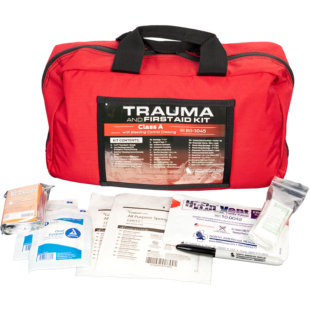 Trauma and First Aid Kit (TFAK) – Class A with Bleeding Control Dressing