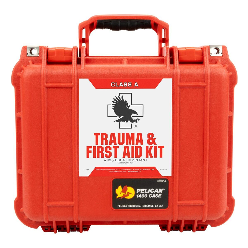 Trauma and First Aid Kit – Class A (Hard Case) with Bleeding Control